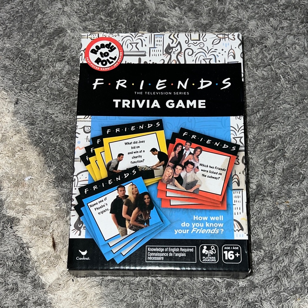 FRIENDS Trivia Game - Blue, Red, Yellow
